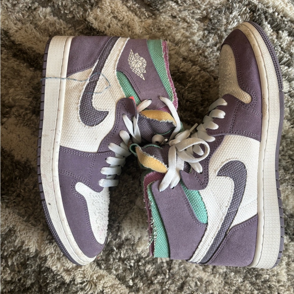 Jordan Women’s Sneakers - Lavender, Teal & Cream